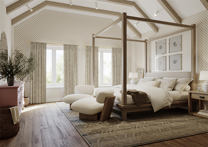 Florence Faux Suede, Mink Brown - Made to Measure Curtains - Image 7